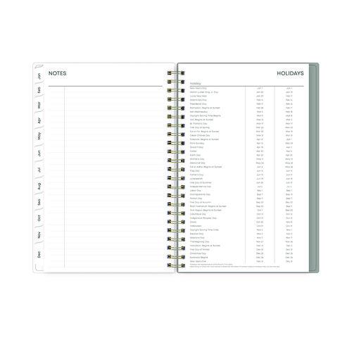 Image of Blue Sky® 140088 Sophie Frosted Weekly/Monthly Planner, Floral Artwork, 8 x 5, Multicolor Cover, 12-Month (Jan to Dec): 2026