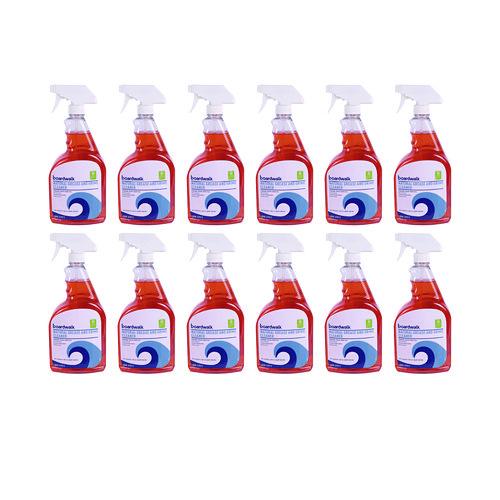 Image of Boardwalk® 951100-12ESSN Natural Grease and Grime Cleaner, Unscented, 32 oz Spray Bottle, 12/Carton
