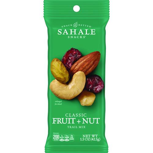 Image of Sahale Snacks® 9386900330 Fruit and Nut Classic Trail Mix, 1.5 oz Bag, 18/Carton