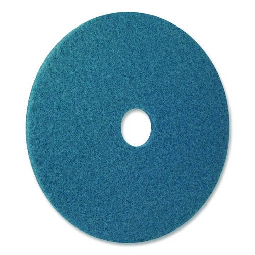 Image of Americo® 400420 Cleaner Pad, 20" Diameter, Blue, 5/Carton