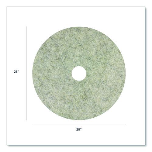 Image of Americo® 402059 Combo Burnishing Pad, 28" Diameter, Gray, 5/Carton