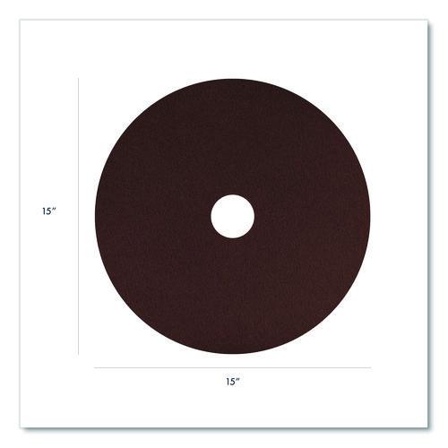 Image of Americo® 420715 EcoPrep EPP Specialty Pad, 15" Diameter, Maroon, 10/Carton