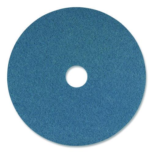 Image of Americo® 400416 Cleaner Pad, 16" Diameter, Blue, 5/Carton