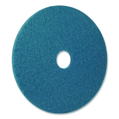 Image of Americo® 400416 Cleaner Pad, 16" Diameter, Blue, 5/Carton