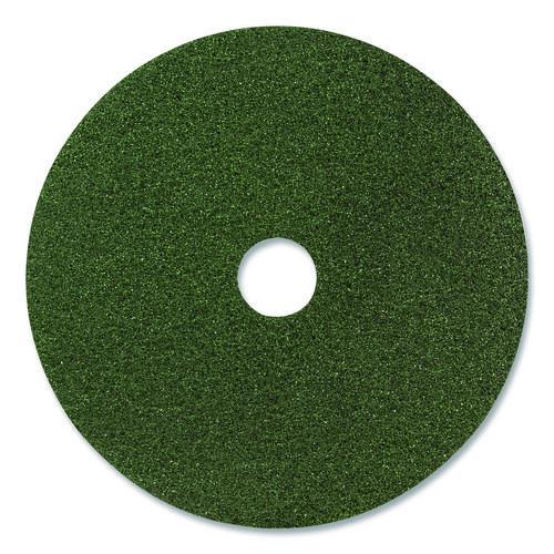 Image of Americo® 442428 Black Diamond 3000 Grit Diamond Pad, 28" Diameter, Black and Green, 2/Carton