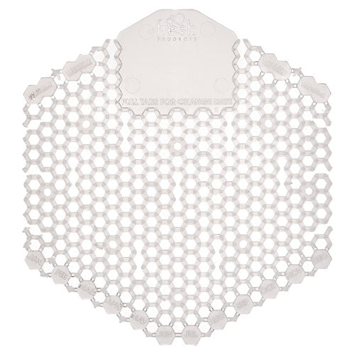 Image of Fresh Products 3WDS-F-010I060M-03 Wave 3D Urinal Deodorizer, Honeysuckle Scent, Clear, 58 g, 10/Box, 6 Boxes/Carton