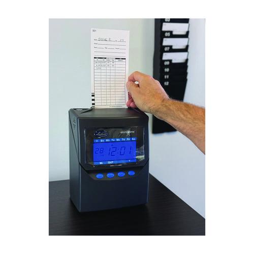 Image of Lathem® Time E7-100 Time Clock Cards For Lathem Time 7000e, Two Sides, 3.5 X 7.25, 100/pack