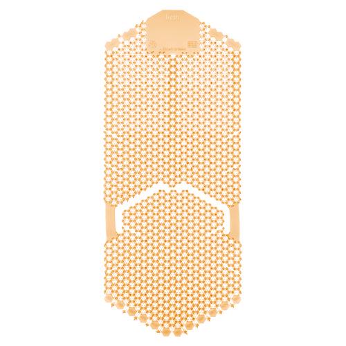 Image of Fresh Products TSU-F-006I006I-25 Tsunami, Urinal Screen, Summer Sunshine Scent, Yellow, 5.22 oz, 6/Carton