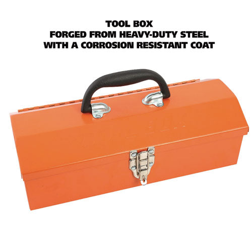 Image of Great Neck® CTB9 16-Piece Light-Duty Office Tool Kit, Metal Box, Red