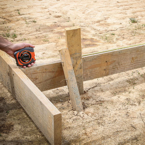 Image of Great Neck® 100E English Rule Measuring Tape, 0.38" x 100 ft, Steel, Yellow