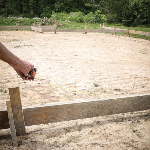 Image of Great Neck® 100E English Rule Measuring Tape, 0.38" x 100 ft, Steel, Yellow