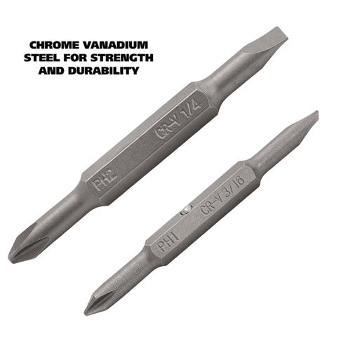 Image of Great Neck® SD4BC 4 In-1 Screwdriver W/interchangeable Phillips/standard Bits, Assorted Colors