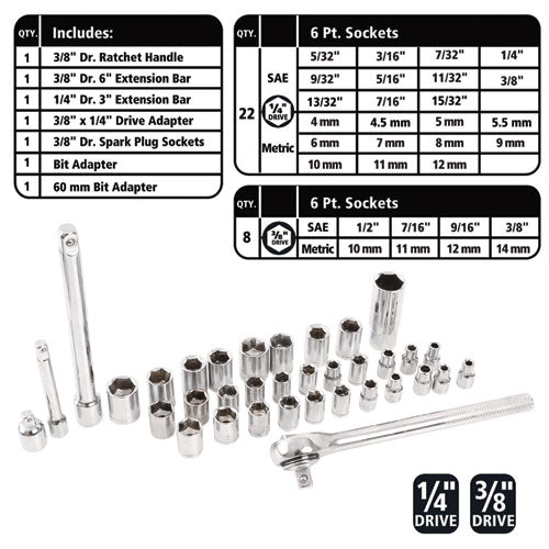 Image of Great Neck® TK119 119-Piece Tool Set