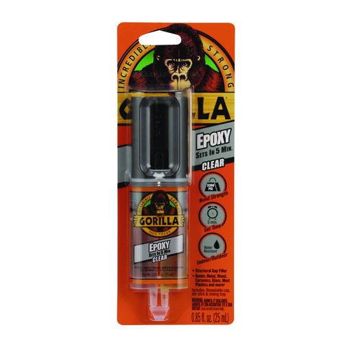 Image of Gorilla® 4200101 Epoxy, 0.85 oz, Dries Clear