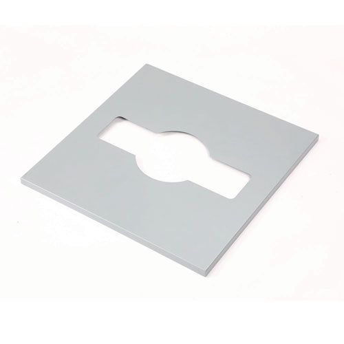 Image of Alpine Industries ALP4450BLKKIT4 29 Gallon Trash/Recycling Cans, Steel, Blue Recycling with Mixed Lid, Black Trash Can with Square Lid