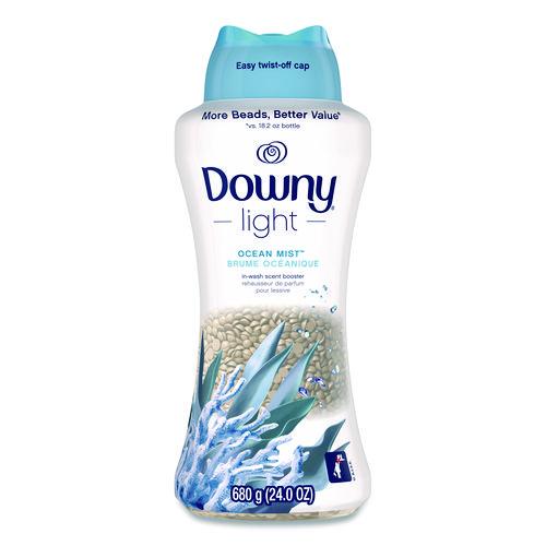 Image of Downy® 08779 Light In-Wash Scent Booster Beads, Ocean Mist Scent, 24 oz Pour Bottle