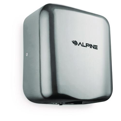 Image of Alpine Industries ALP40010CHRMK Hemlock Commercial Automatic 120V Hand Dryer, 6.68 x 11.41 x 12.31, Chrome