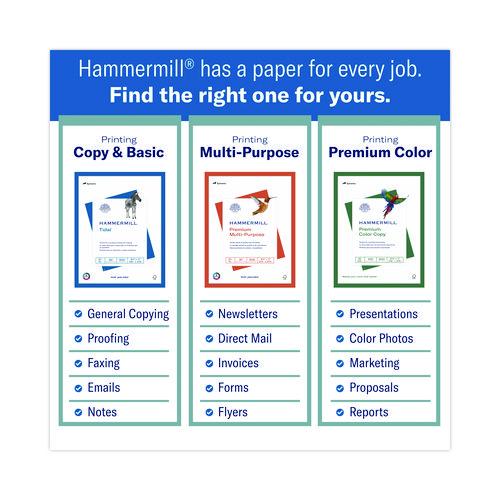 Image of Hammermill® 103358 Colors Print Paper, 20 lb Bond Weight, 8.5 x 14, Canary, 500/Ream