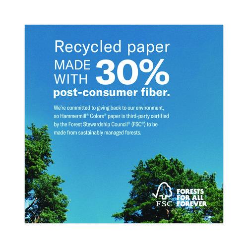 Image of Hammermill® 103358 Colors Print Paper, 20 lb Bond Weight, 8.5 x 14, Canary, 500/Ream