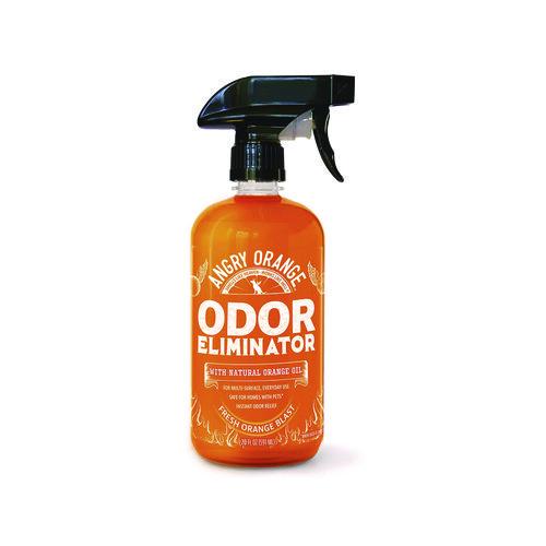 Image of Angry Orange AOR-20OZ Pet Odor Eliminator Spray, Fresh Orange Blast Scent, 20 oz Spray Bottle