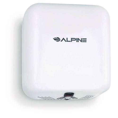 Image of Alpine Industries ALP40020WHIMK Hemlock Commercial 220V Automatic Hand Dryer, 6.68 x 11.41 x 12.31, White
