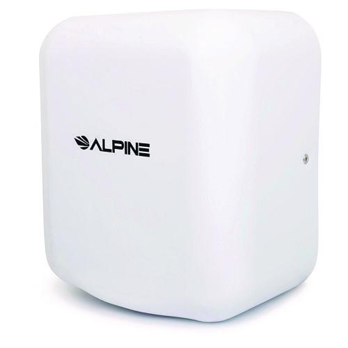 Image of Alpine Industries ALP40020WHIMK Hemlock Commercial 220V Automatic Hand Dryer, 6.68 x 11.41 x 12.31, White
