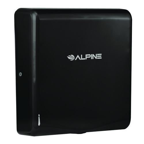 Image of Alpine Industries ALP40510BLAMK Willow Commercial 120V Automatic Hand Dryer, 3.93 x 11.25 x 12.63, Black