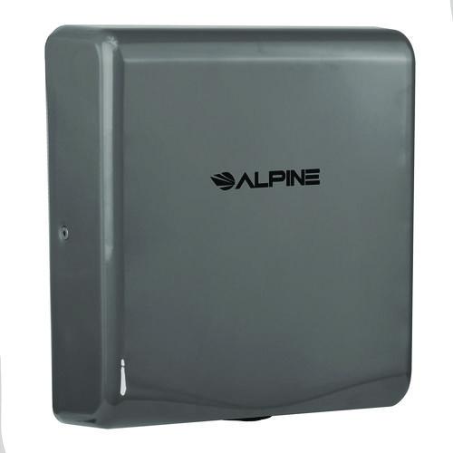 Image of Alpine Industries ALP40510GRYMK Willow Commercial 120V Automatic Hand Dryer, 3.93 x 11.25 x 12.63, Gray