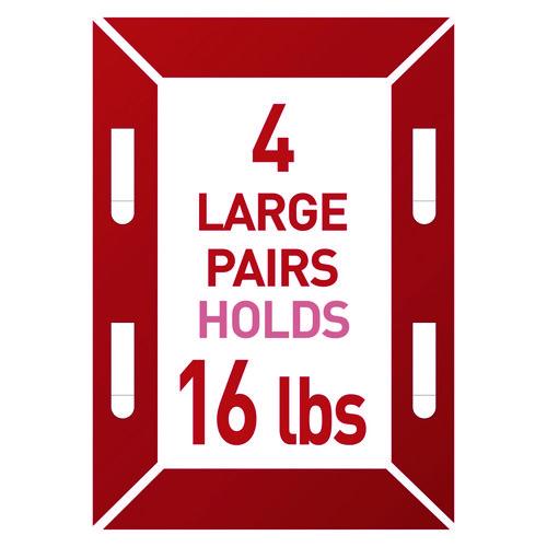 Image of Command 17206BLK-20NA Damage-Free Hanging Picture Hanging Strip Pairs, Holds up to 3.75 lb, Large: 0.75" x 0.65", 20/Pack