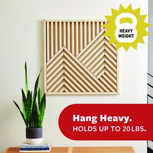 Image of Command 17217BLK-16NA Damage-Free Hanging Picture Hanging Strip Pairs, Holds up to 5 lb, 16/Pack