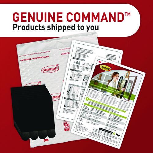 Image of Command 17217BLK-16NA Damage-Free Hanging Picture Hanging Strip Pairs, Holds up to 5 lb, 16/Pack