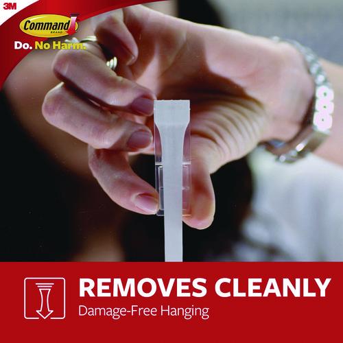 Image of Command 17011-2ES X-large Utility Hooks, Plastic, White, Supports 15 lb, 2/Pack