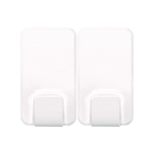 Image of Command 17011-2ES X-large Utility Hooks, Plastic, White, Supports 15 lb, 2/Pack