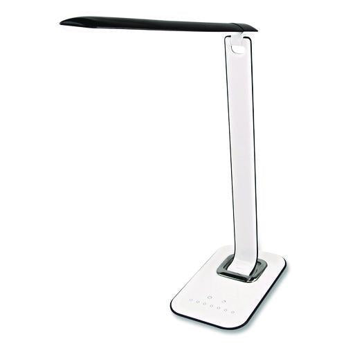 Image of MOUNT-IT! TS-7005 Turcom RelaxaLight Dimmable LED Desk Lamp with USB, Adjustable Neck, 16" to 28.5" High, White