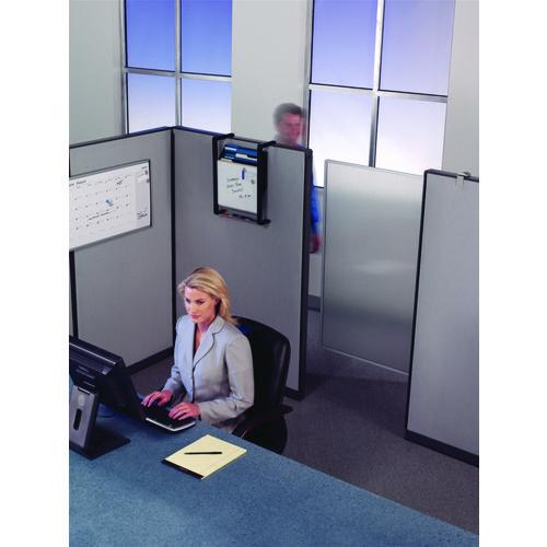 Image of Quartet® WPS1000 Workstation Privacy Screen, 36w X 48d, Translucent Clear/silver