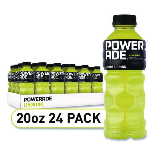 Image of POWERADE® 049000003697 Sports Drink, Lemon Lime, 20 oz Bottle, 24/Pack