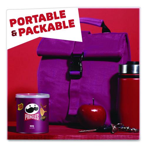 Image of Pringles® KEE18372 Grab and Go BBQ Crisps, 1.4 oz Can, 12/Carton