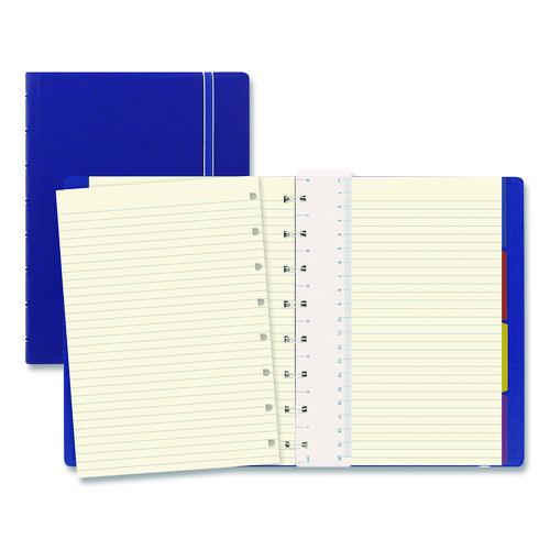 Image of FilofaxÂ® Notebook, 1-Subject, Narrow Rule, Bright Blue Cover, (112) 8.25 x 5.81 Sheets