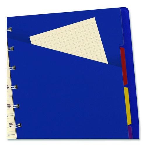 Image of FilofaxÂ® Notebook, 1-Subject, Narrow Rule, Bright Blue Cover, (112) 8.25 x 5.81 Sheets
