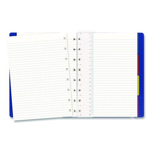 Image of FilofaxÂ® Notebook, 1-Subject, Narrow Rule, Bright Blue Cover, (112) 8.25 x 5.81 Sheets
