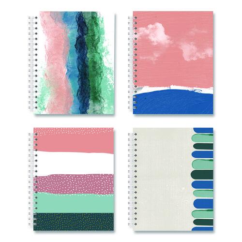 Image of New Leaf Paper® 10840 1-Subject Notebook, Medium/College Rule, Randomly Assorted Cover Color, (70) 9.75 x 7.5 Sheets
