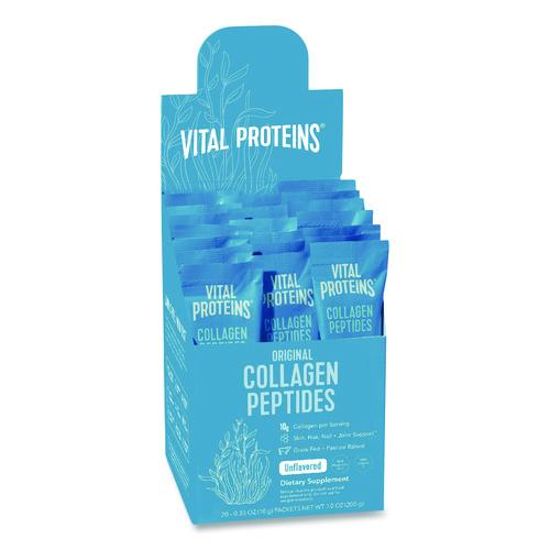 Image of VITAL PROTEINS® VVP00539 Collagen Peptides Powder, Unflavored, 0.3 oz Packet, 20/Box