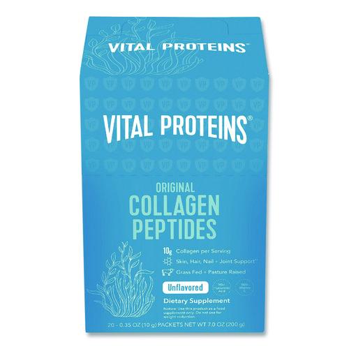 Image of VITAL PROTEINS® VVP00539 Collagen Peptides Powder, Unflavored, 0.3 oz Packet, 20/Box