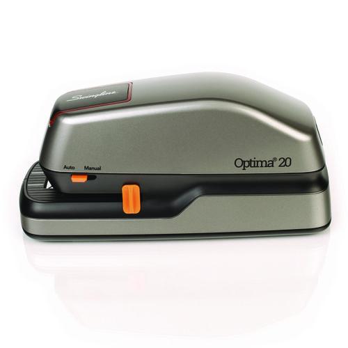 Image of Swingline® S7048208A Optima 20 Electric Stapler, 20-Sheet Capacity, Silver