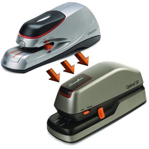 Image of Swingline® S7048208A Optima 20 Electric Stapler, 20-Sheet Capacity, Silver