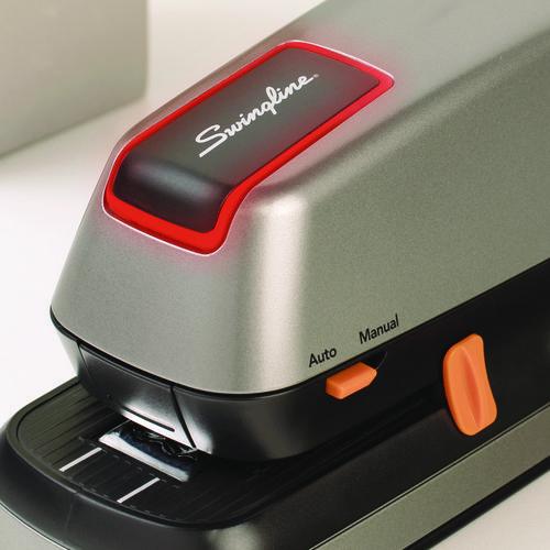 Image of Swingline® S7048208A Optima 20 Electric Stapler, 20-Sheet Capacity, Silver