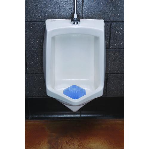 Image of Fresh Products 3WDS-F-010I060M-06 Wave 3D Urinal Deodorizer, Cotton Blossom Scent, Blue, 10/Box, 6 Boxes/Carton