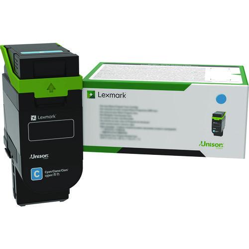 Image of Lexmark 75M1XC0 Toner, 11,700 Page-Yield, Cyan