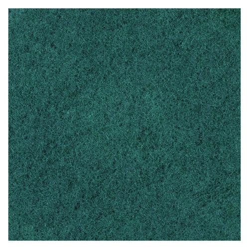 Image of Boardwalk® BWK4013GRE Heavy-Duty Scrubbing Floor Pads, 13" Diameter, Green, 5/carton