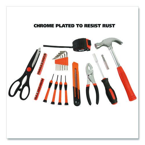 Image of Great Neck® 73802 Homeowner's 39-Piece Tool Set, 12.38" x 3" x 7.25" Carry Case